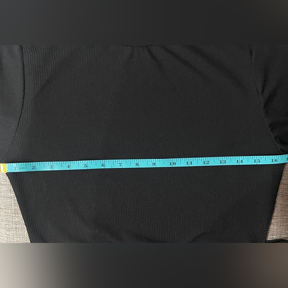 MISSGUIDED High Neck Mini Dress With Ruched Front in Black SZ 10 SZ Medium NWT - Picture 10 of 11